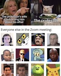 Professor S Wife Zoom Call Angry Cat Meme In 2020 Funny Relatable Memes Really Funny Memes Stupid Funny Memes