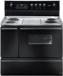 Frigidaire Ffef4017lb 40 Inch Freestanding Electric Range With 4 Coil Elements Center Grid Double Oven Electric Range Freestanding Electric Ranges Double Oven