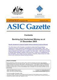 Adding interest to lost money. Asic Gazette Australian Securities And Investments Commission
