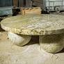 table basse de luxe en cercle de marbre from www.etsy.com