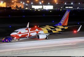 After Months Of Waiting I Finally Get A Great Chance To Catch A Southwest S Special Liveried Plane At Night Southwest Airlines Southwest Air Vintage Aircraft