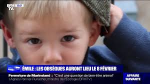 Disparition d'Émile: les obsèques du petit garçon auront lieu le 8 février