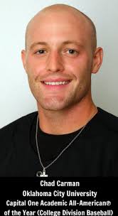 Chad Carman of Oklahoma City University tops Capital One Academic  All-America® College Division Baseball Team