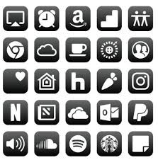 The free pack only comes with black icons but you can get the white, beige. Free 400 Custom Ios 14 App Icons Titanui App Icon Ios 14 App Ios 14 App Icons