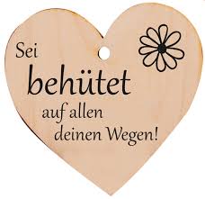 Holzherz Der Herr Segne Und Behute Dich Holz Herz Geschenkanhanger Und Geschenke