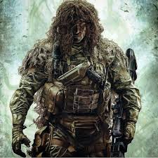 Battlefield Soldier In A Ghost Suit