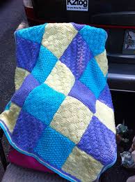 How to make a patchwork knit blanket? Ravelry 16 Patchwork Blanket Pattern By Sandi Prosser