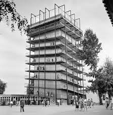 an eight storey residential tower in which a sonntag punctum residential towers architecture architecture journal