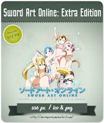 Than this is the show for you. Sword Art Online Extra Edition Anime Icon By Darklephise On Deviantart