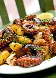 Octopus With Potatoes Monahan S Seafood Market Fresh Whole Fish Fillets Shellfish Recipes Catering Lunch Counter Octopus Recipes Seafood Recipes Food