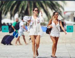 Is it OK to wear a low-cut cover-up showing a tiny part of a ...