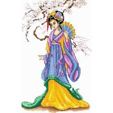 Also use our online tools and caption/border maker to chart your own text and words. Cross Stitch Pattern Geisha Coricamo