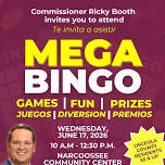 Commissioner Ricky Booth Invites Seniors to Enjoy MEGA Bingo