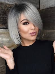 If you haven't tried ombre hair color, you're missing out. Bob Haircut For Grey Hair Novocom Top