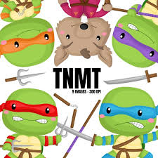 Ninja Clipart Turtle Clip Art Cute Monster Free Svg On Etsy