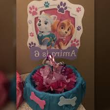Te mostramos las más hermosas tortas decoradas de paw patrol. Paw Patrol Para Ninas Centros De Mesa Patrulla Canina Manualidades Mamaflor