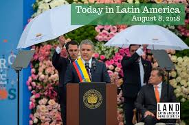 Ivan duque | columnista, analista internacional, ensayista, autor: New Colombian President Ivan Duque Takes Office Amid Polarization Latino Usa