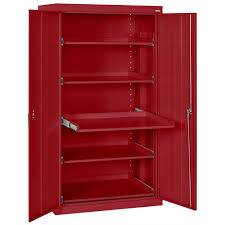 Optional cabinet dollies make cabinets mobile for easy cleaning. Sandusky 66 In H X 36 In W X 24 In D Steel Heavy Duty Storage Cabinets With Pull Out Tray Shelves Et52362466 01ll The Home Depot
