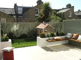 Dog House And Bench Is Cool Garden Design London Modern Garden Design Child Friendly Garden