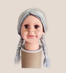 ママココウィッグ おばあちゃんの髪 編み込みコスチューム ママコココスチューム 子供用ハロウィンコスチューム - Etsy 日本