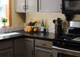 Kitchen Makeover Reveal Black Countertops Grey Kitchen Cabinets Kitchen Countertops
