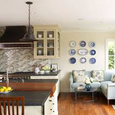 A kitchen shelf isn't necessarily just for keeping utensils, but also a window into your culture and identity, keeping all the spices, cookbooks and decorations that make up your taste. 30 Kitchen Decorating Ideas You Can Do In A Weekend Kitchen Sofa Kitchen Decor Kitchen Couches