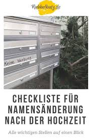 Checkliste Fur Namensanderung Nach Hochzeit Rubbelbatz Namensanderung Hochzeit Hochzeit Namensanderung