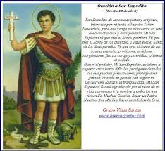 Santoral Catolico Oraciones A San Expedito Oraciones Oraciones Milagrosas Y Poderosas Oraciones Catolicas