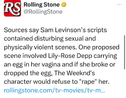 this show was doomed the moment he got involved lol like wtf? : rTheWeeknd