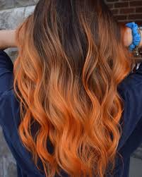 Orange Ombre Hair Idea Inspiration How To Bright Fun Hair Color Guy Tang Mydentity Olaplex Inspiration Id Orange Ombre Hair Cool Hair Color Hair Color Balayage