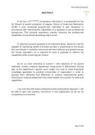 Internship Report Of Final Professin Dvm