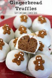 Easy No Bake Gingerbread Truffles Recipe Moms Need To Know Recipe Gingerbread Truffles Recipe Cookies Recipes Christmas Christmas Truffles