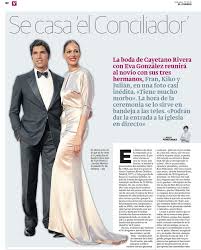 Eva gonzález y cayetano rivera vivieron una boda increíble. La Boda De Eva Gonzalez Y Cayetano Rivera Weddings With Love