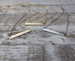 16 Inch Stainless Steel Bar Necklace Blanks Bar Necklace Etsy Bar Necklace Stainless Steel Chain Stainless Steel Bar