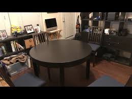 I love this table but i'm redecorating. Ikea Bjursta Circular Expandable Table Youtube