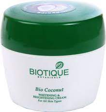 Such a cream should not have any kind of chemical in it or these kinds of issues are possible if mercury is present in the cream in a high amount. Best Biotique Advanced Ayurveda Bio Coconut Whitening Brightening Cream Price Reviews In Malaysia 2021