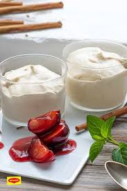 Zimtparfait Mit Rotweinpflaumen Rezept Rezepte Essen Und Trinken Lebensmittel Essen