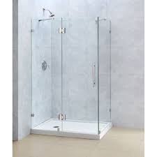 Find bathroom interesting small shower stalls with fabulous ideas to furnish. Found It At Wayfair Ca Quatralux 32 1 4 By 46 5 16 Frameless Hinged Shower Enclosure 3 8 Glass Shower Glass Shower Glass Bathroom Bathroom Design Luxury