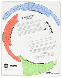 Trane Td1 Ductulator With Sleeve Duct Sizing Calculator