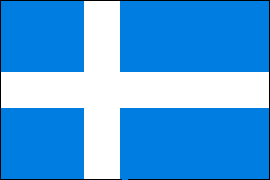 Blue and white country flags worldatlas. The Scandinavian Cross