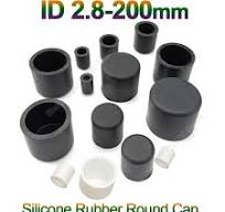 Silicone Rubber Round Caps ID 2.8-200mm Dust Seal Blanking End Stopper  Protection Cover For Pipe Tube Furniture Pads White/Black - AliExpress 13