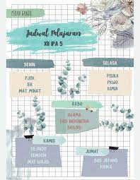 Kali ini aku upload lagi nih. R O B On Twitter Cara Membuat Jadwal Pelajaran Catt Di Word Atau Wps A Thread