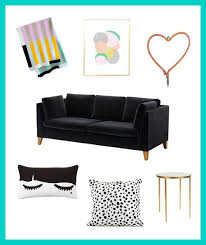 Check spelling or type a new query. 3 Decor Hacks To Make A Black Couch Look More Grown Up Brit Co