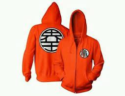 Dbz black bomber goku drip jacket. Dragon Ball Z Goku Kame Symbol Orange Zip Up Adult Hoodie Ebay