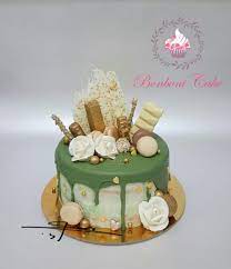 Green Drip Cake Drip Cakes Green Birthday Cakes New Cake