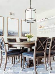 A wood frame dining chair is a traditional style that you have no doubt seen plenty of times. Navy Blue Dining Room A Traditional Style Dining Room With A Modern Touch From The Navy Blue Uph Dining Room Blue Blue Dining Room Chairs Modern Dining Room