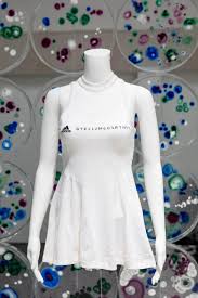 Its an industry first by adidas to use a mainstream fashion designer to showcase one of their most important tennis collection. Lab Grown Spider Silk Biofabric Tennis Dress By Adidas X Stella Mccartney