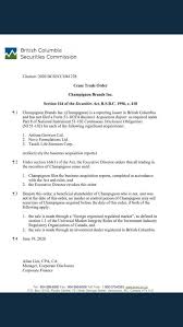Shrm), prior to the public listing of the company, had a primary focus on consumer packaged goods. What Does Cease Trade Order Mean