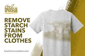 Dip a sponge in the warm vinegar and squeeze it over the sticky and soiled area until it is saturated and the vinegar is absorbed. How To Remove Starch Stains From Clothes Detailed Answer