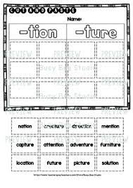 Check out our different sets of worksheets that help kids practice and learn phonics skills like beginning sounds, rhyming and more. Ture And Tion Cut And Paste Worksheets By Busy Bee Studio Tpt